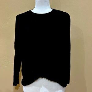 Cute, knitted front, cotton top.